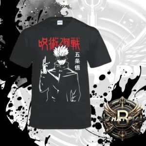 Remera algodon basica anime Satoru Gojo