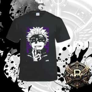 Remera algodon basica anime Satoru Gojo